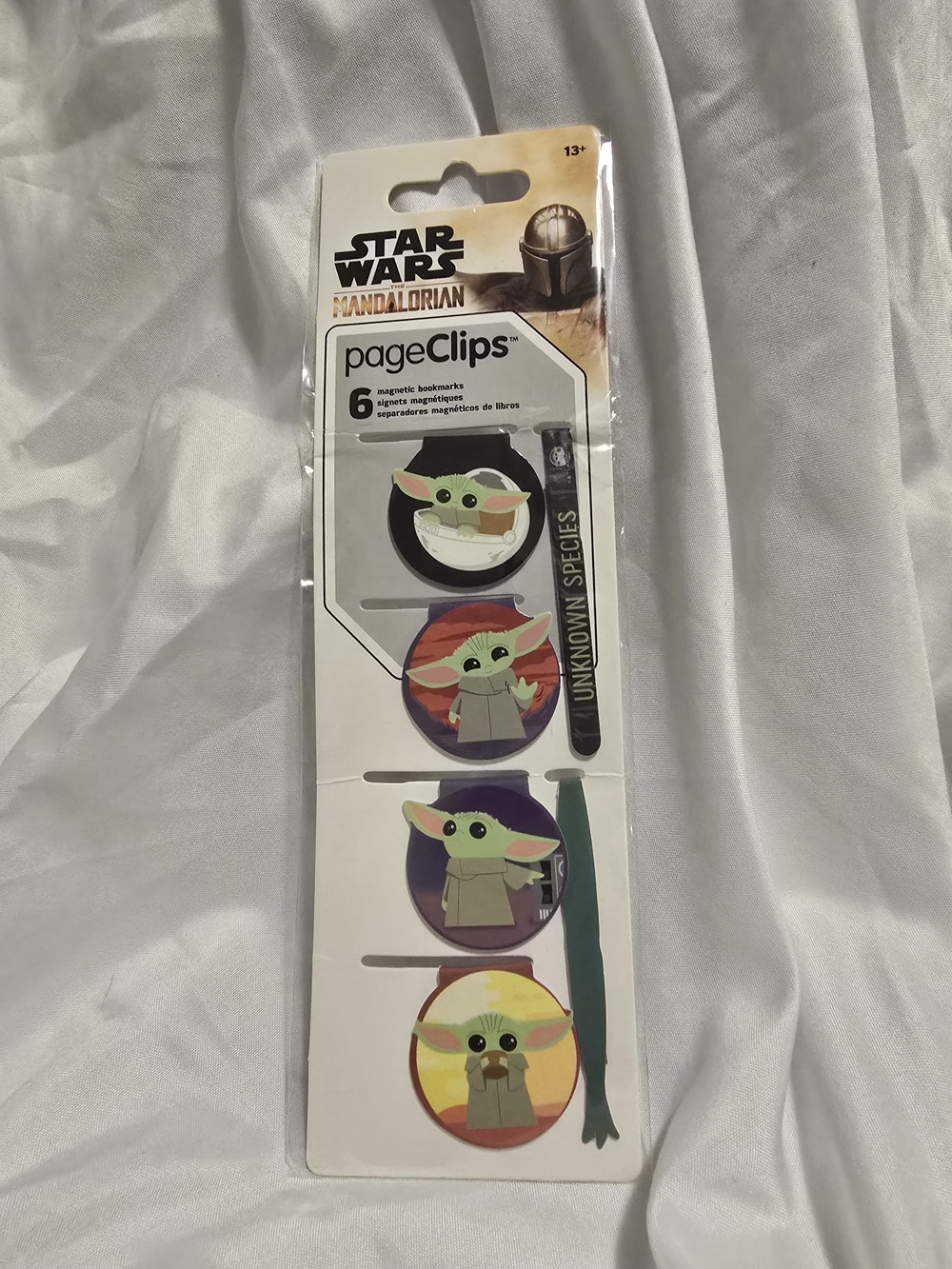 Star Wars The Mandalorian Grogu PageClips Magnetic Bookmarks - Green